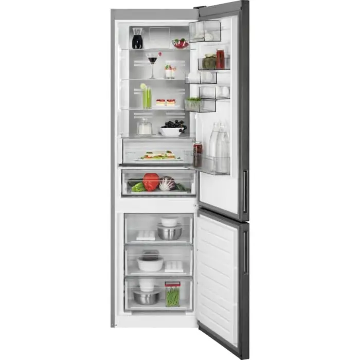 AEG RCS736DXMB, fridge-freezer combination (stainless steel (dark))