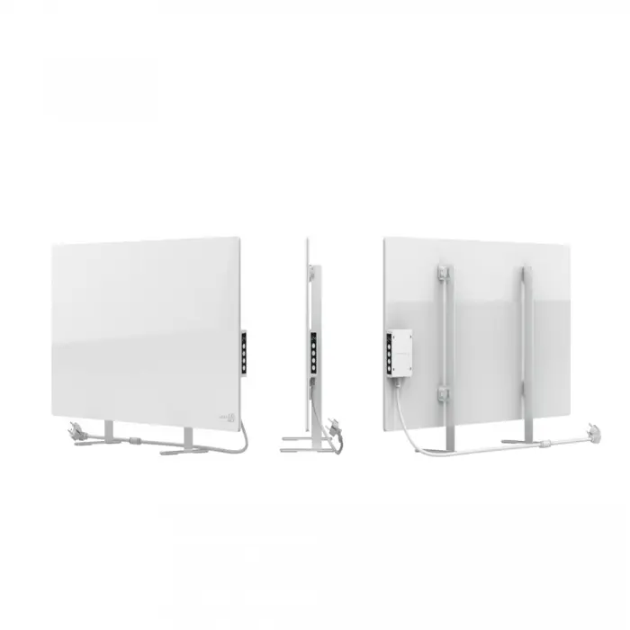 AENO Premium Eco Smart Heater, 700W, Tempered glass, Infrared+convection heating type, Led display Plug type: Europe (E/F type), WHITEManufacturer: AENO