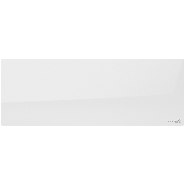 AENO Premium Eco Smart Heater, 700W, Tempered glass, Infrared+convection heating type, Led display Plug type: Europe (E/F type), WHITEManufacturer: AENO