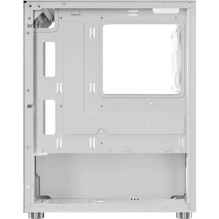 Aerocool CS-111-G-WT-v1, tower case (white, tempered glass)