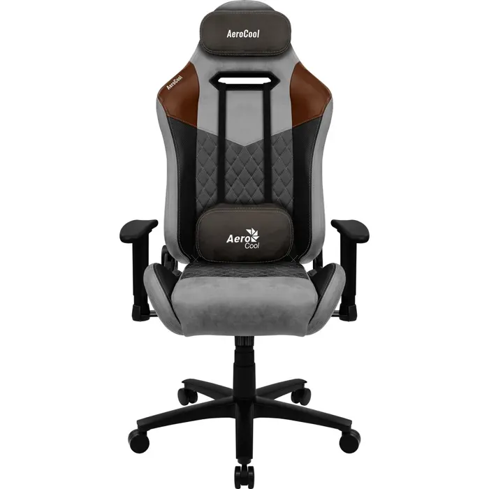 Aerocool DUKE AeroSuede Universal gaming chair Black, Brown, Grey