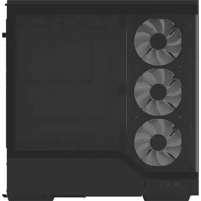 Aerocool P500A-BK-v1, Tower Case, Black, Tempered Glass x 2
