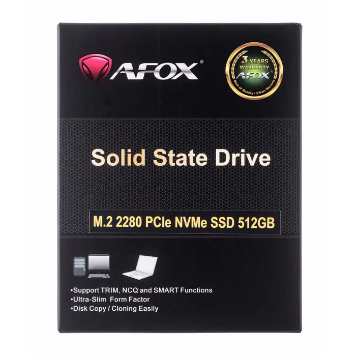 AFOX SSD M.2 PCI-EX4 512GB TLC 1,7 GB/S NVME