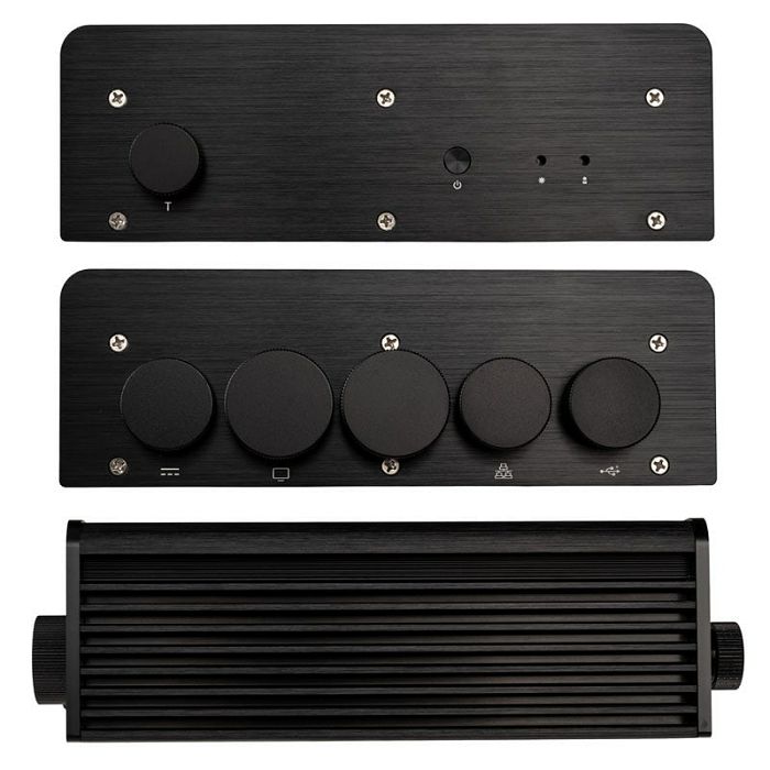 Kućište Akasa Pascal PX bez ventilatora IP65 UCFF (Intel NUC), vodootporno - crno A-NUC56-M1B