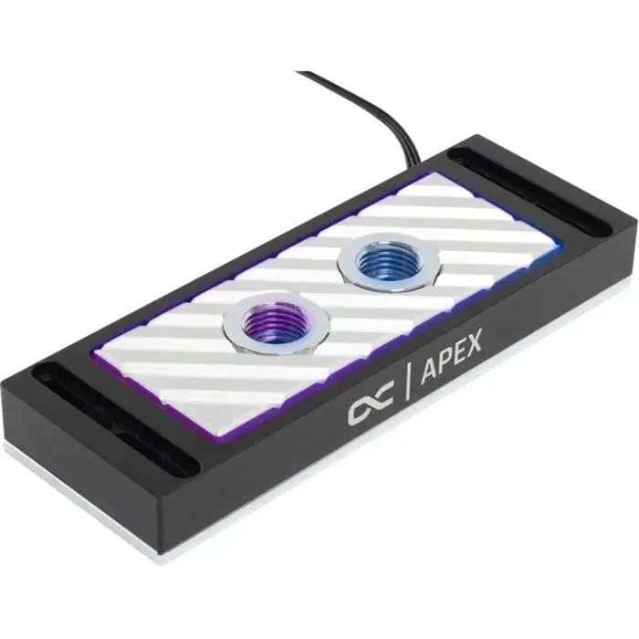 Alphacool Apex RAM X4 Water Cooler Silver, water cooling black/silver
