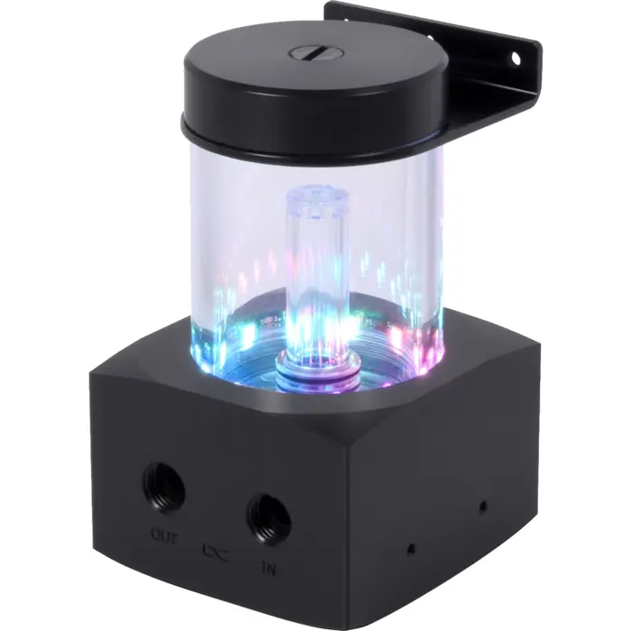 Alphacool Core 100 Aurora Reservoir Acetal/Acrylic with VPP Apex Pump (black, expansion tank with pump)