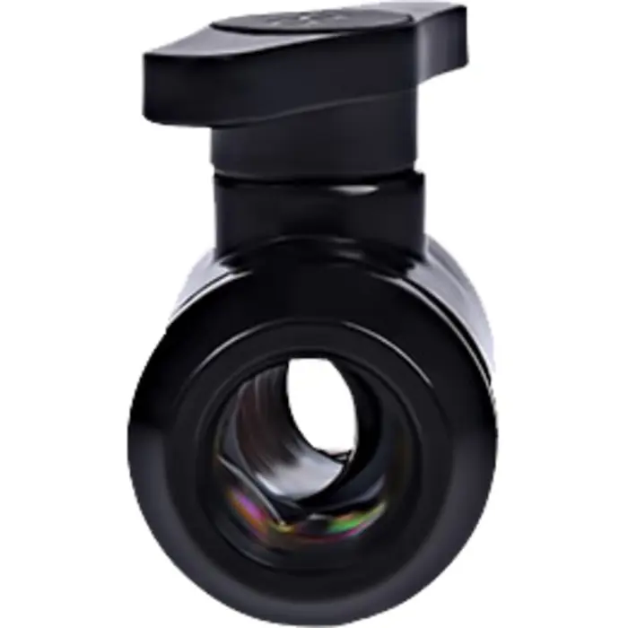 Alphacool Eiszapfen 2 way ball valve, deep black - 17142