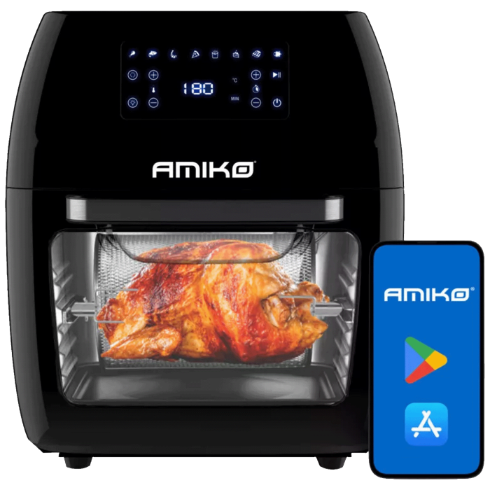 Amiko Friteza na vrući zrak sa grilom, 1700W, 12 lit., WiFi - A80 WiFi