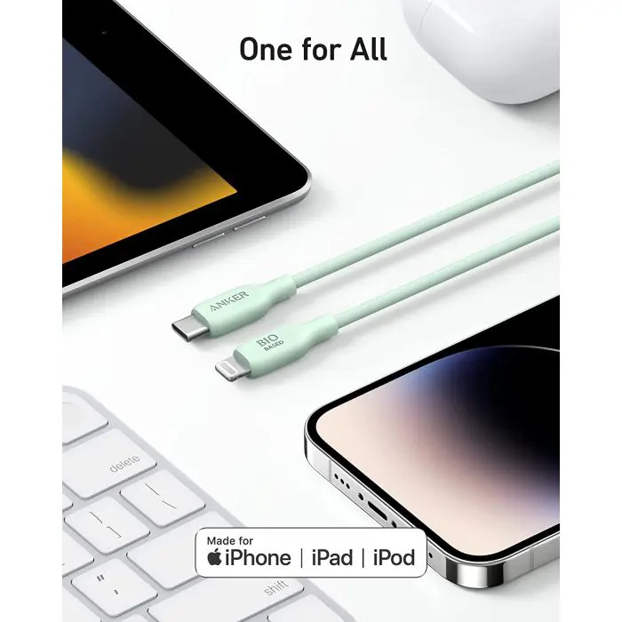 Anker 541 BIO USBC-LTG 0.9m cable green
