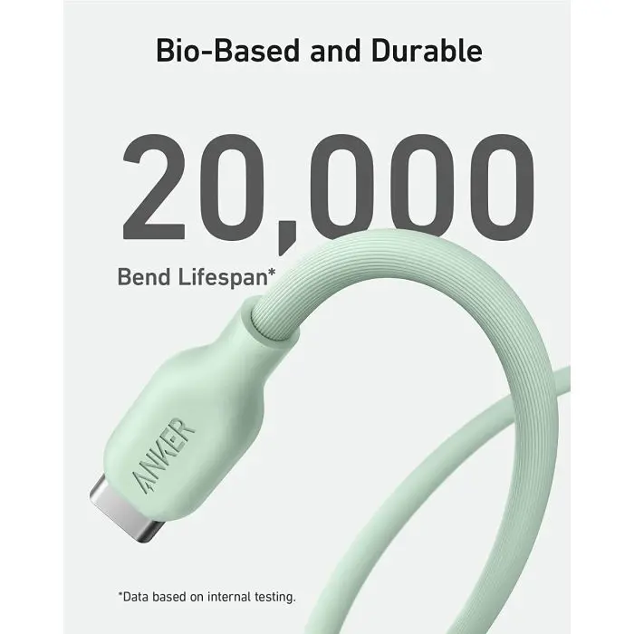 Anker 541 BIO USBC-LTG 1.8m cable green