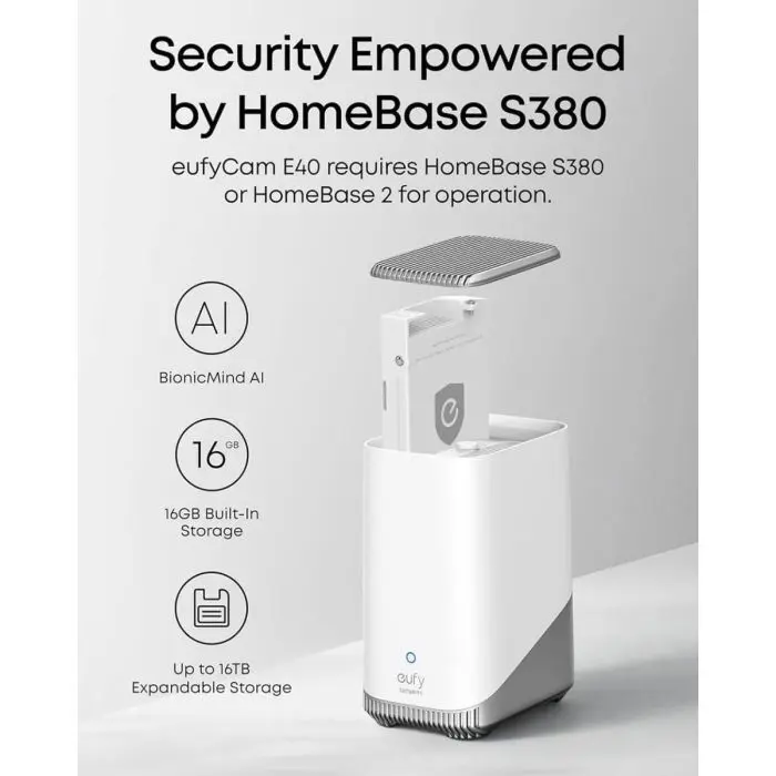 Anker Eufy Security EufyCam E40 set of 4 cameras + base