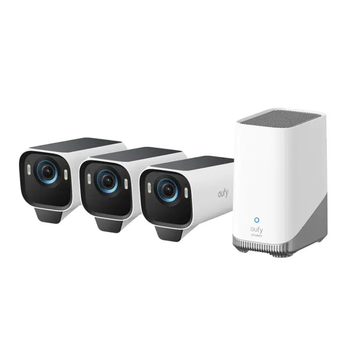 Anker Eufy Security eufyCam S3 Pro set of 3 cameras + base