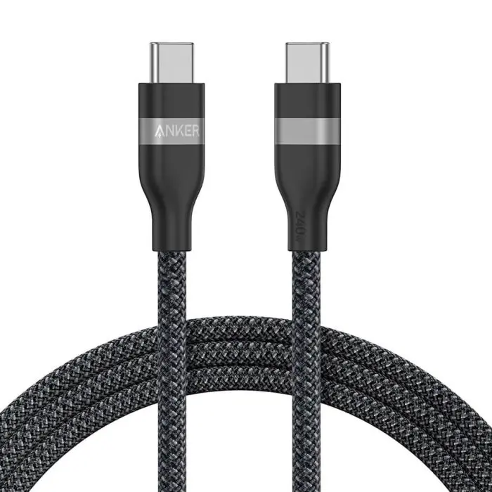 Anker knit USB-C on USB-C cable 240 W, 1.8m, black