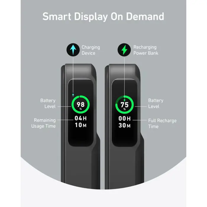 Anker MagGo 633 10K powerbank, črn