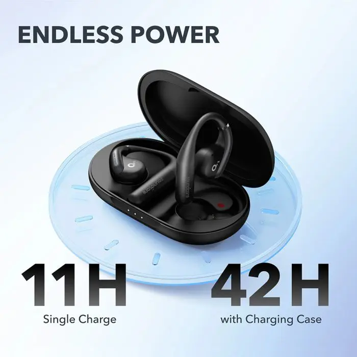 Anker Soundcore AeroFit brezžične Slušalice, črne