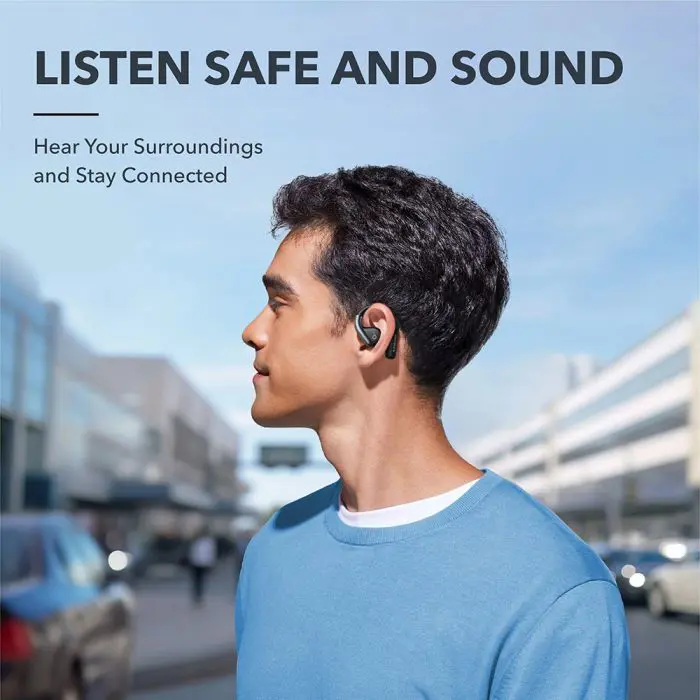 Anker Soundcore AeroFit brezžične Slušalice, črne