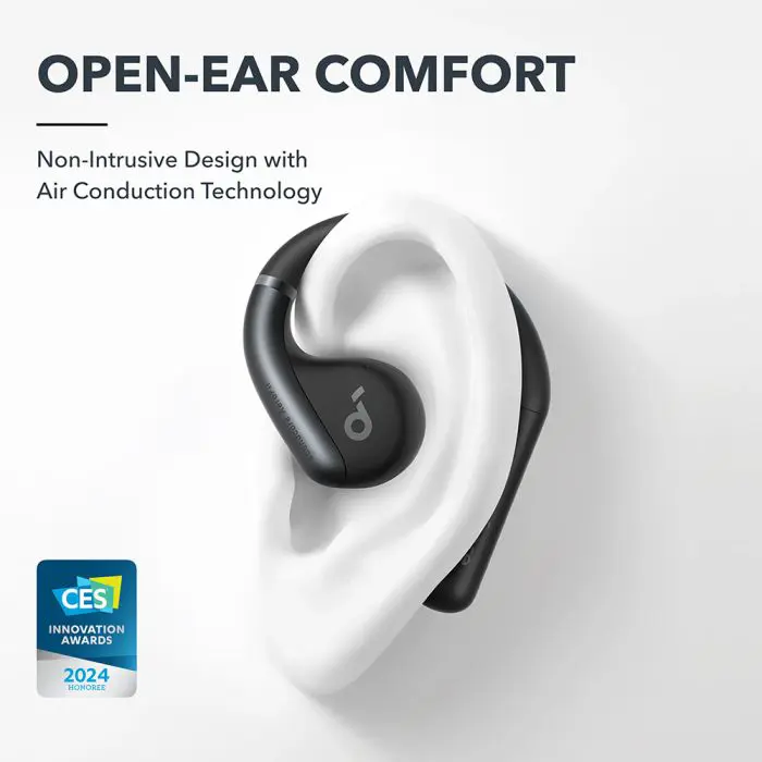 Anker Soundcore AeroFit brezžične Slušalice, črne