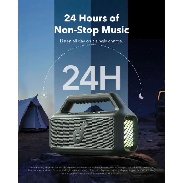 Anker Soundcore BOOM 2 BT6.0 Portable Bluetooth Speaker, Green