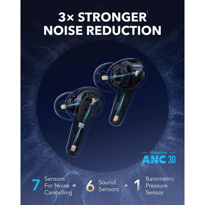 Anker Soundcore Liberty 4 Pro Wireless Headphones, Black