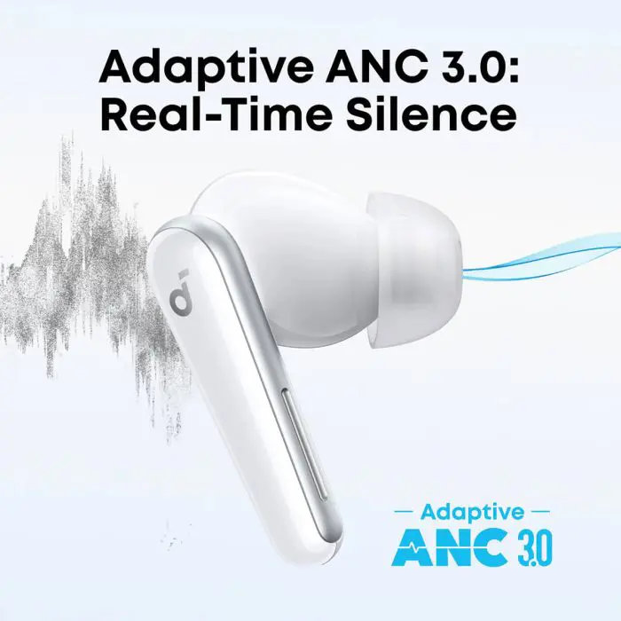 Anker Soundcore Liberty 5 brezžične Slušalice, bele