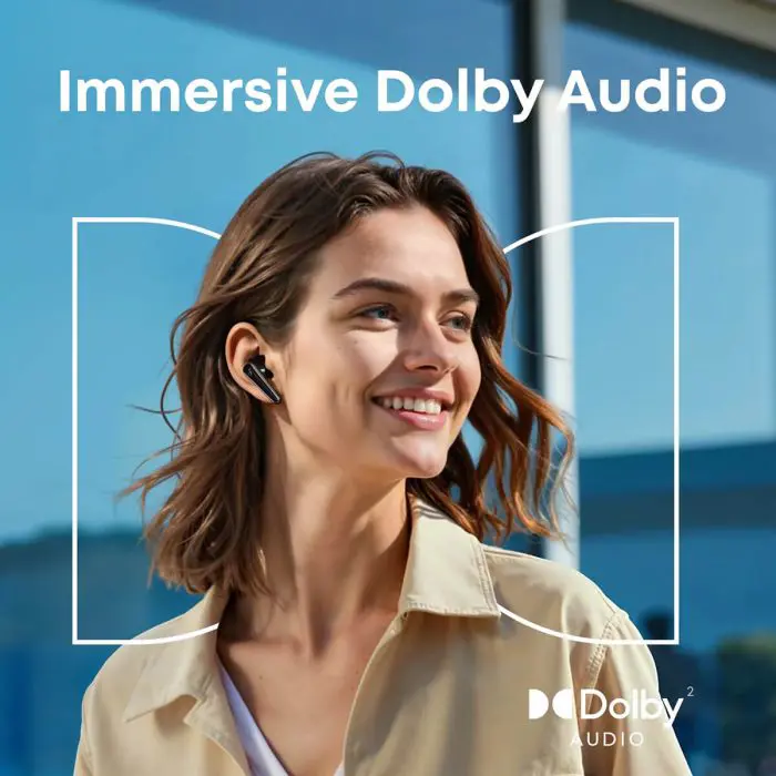 Anker Soundcore Liberty 5 brezžične Slušalice, črne