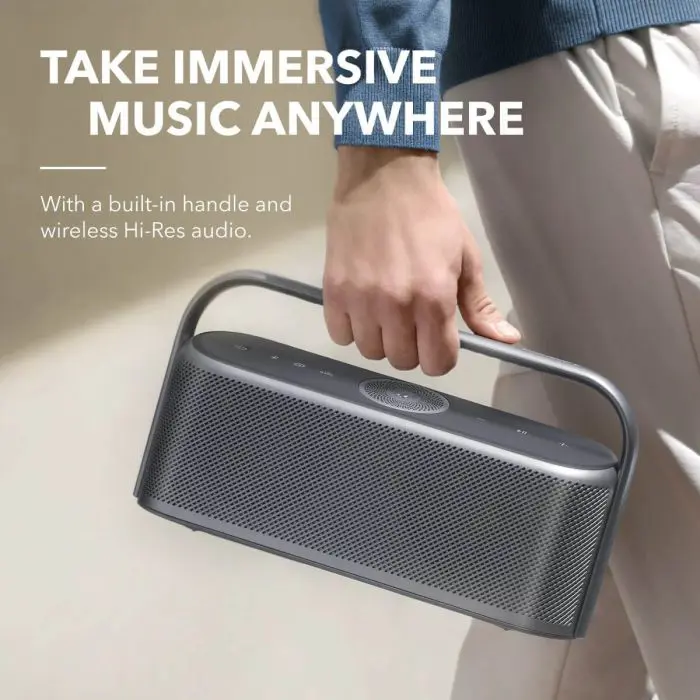 Anker Soundcore portable Bluetooth speaker Motion X600, blue