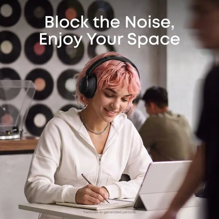 Anker Soundcore Q31i Bluetooth Headphones, Black