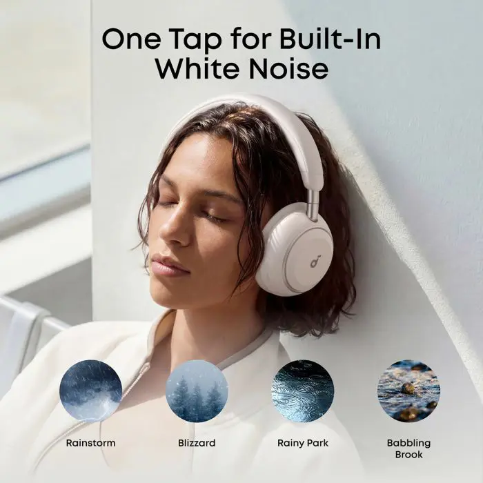 Anker Soundcore Space 2 Bluetooth headphones, white