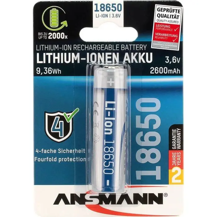 Ans Li-ion battery 18650