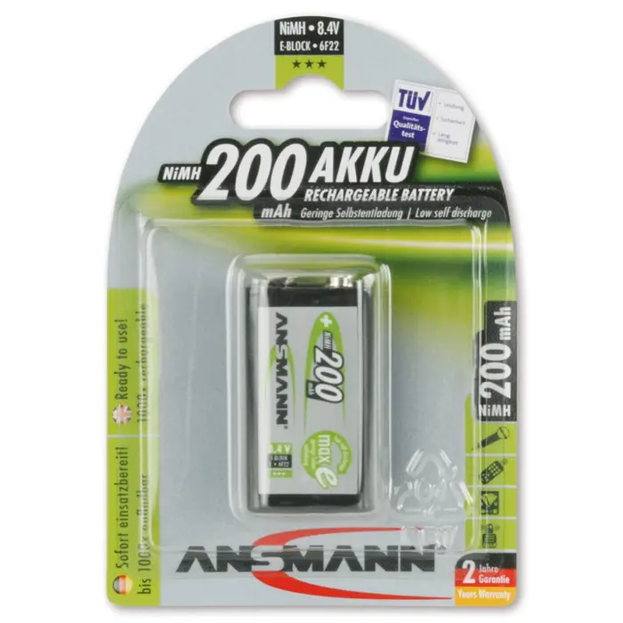 Ansmann maxE 1xE NM 9.0V/ 200mAh