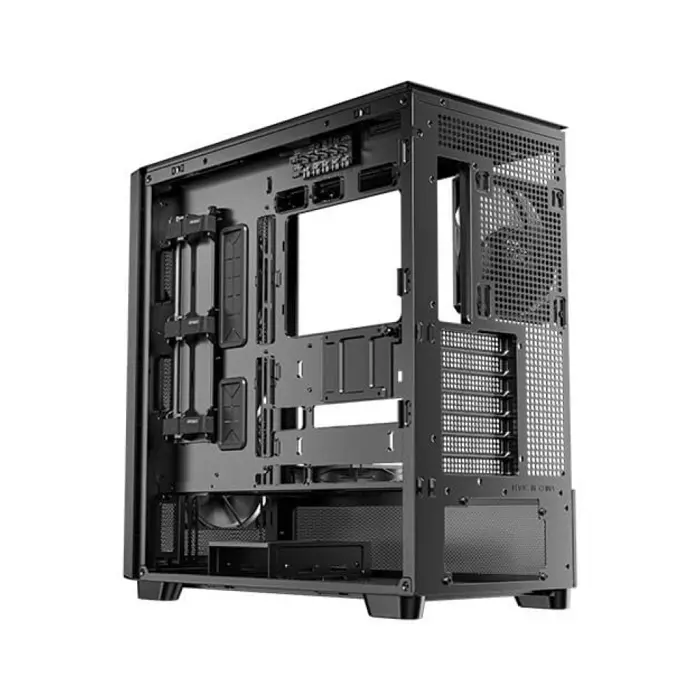 Antec Flux PC-Gehäuse, Midi-Tower, E-ATX, Tempered Glass – black-0-761345-10133-2