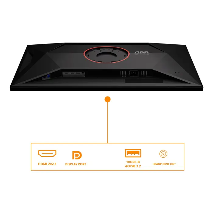 AOC 80,0cm (32") U32G4U 16:09 2xHDMI+DP+USB 4K black/red