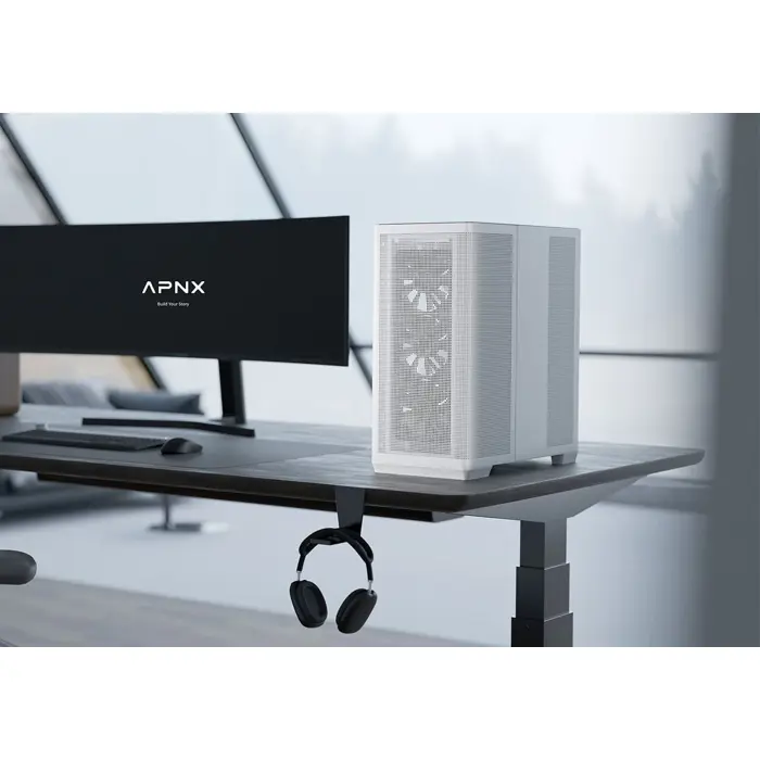 APNX C1-R-WT-v1 Midi Tower White