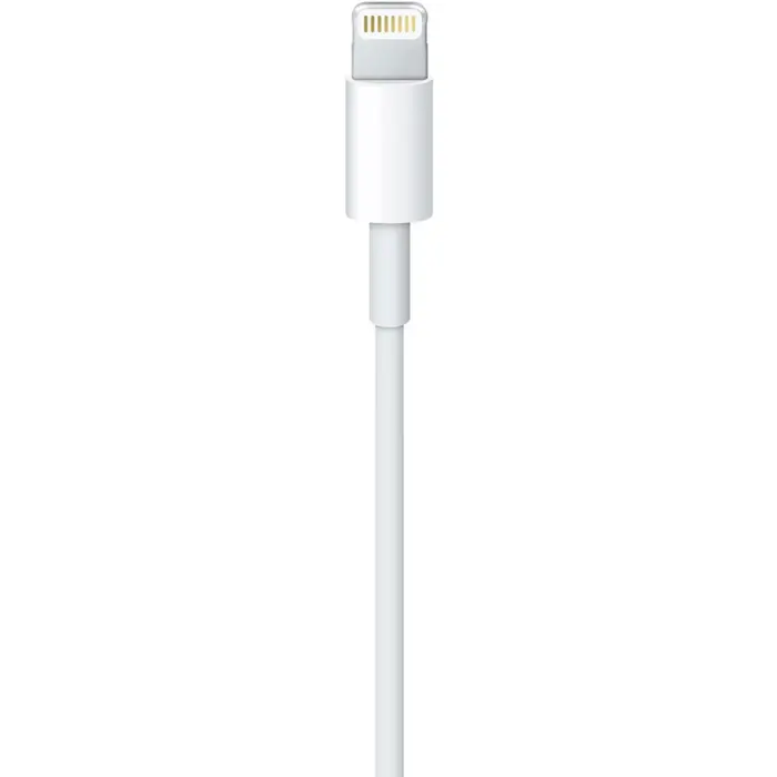 Apple USB 2.0 adapter cable, USB-A plug > Lightning plug (white, 1 meter)