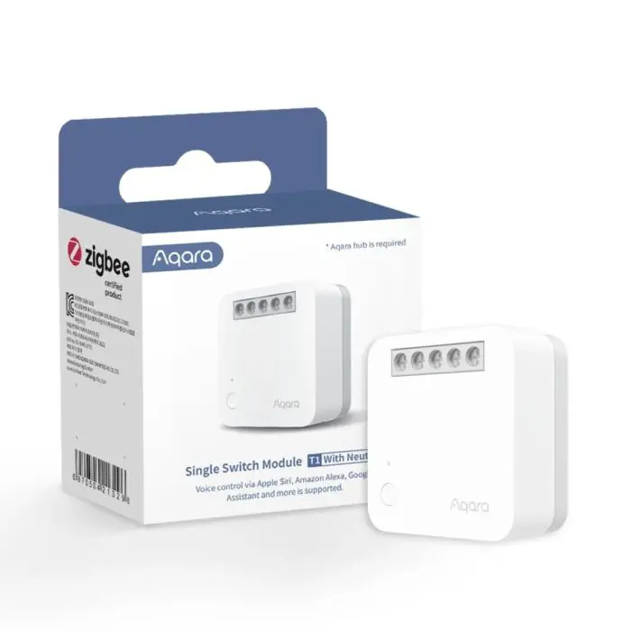 AQARA SINGLE RELAY SWITCH ZIGBEE SSM-U02 without neutral wire