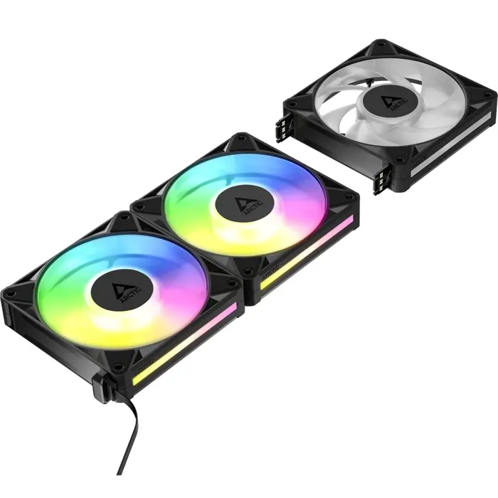 Arctic BioniX P14 A-RGB (black/white, pack of 3, 140 mm)
