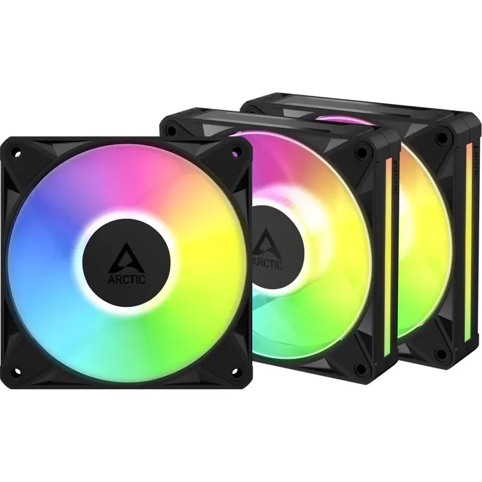 Arctic BioniX P14 A-RGB (black/white, pack of 3, 140 mm)