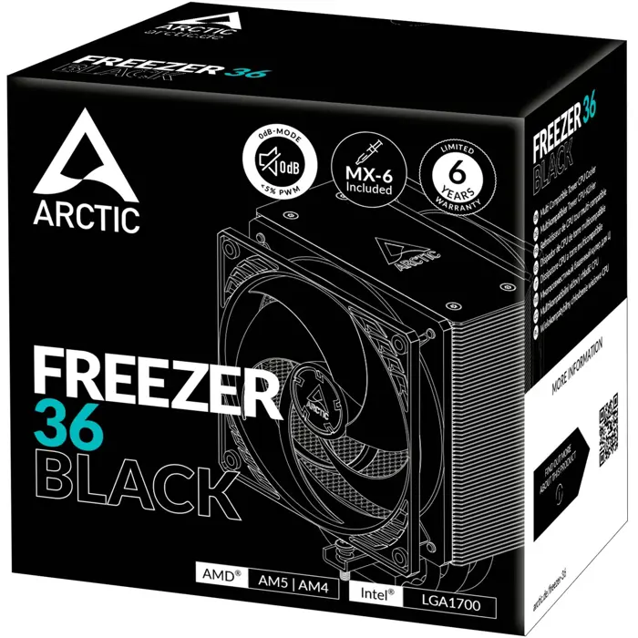 Arctic Freezer 36 (black, 120 mm)