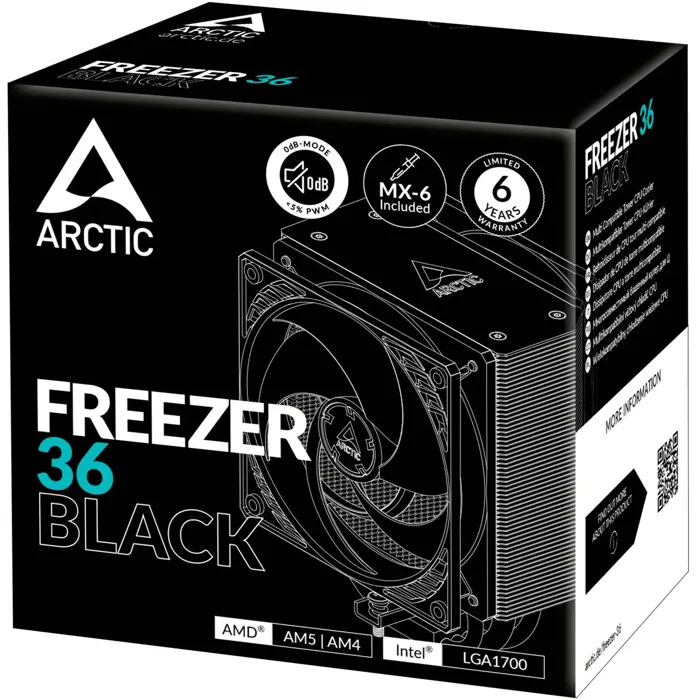 Arctic Freezer 36 (black, 120 mm)