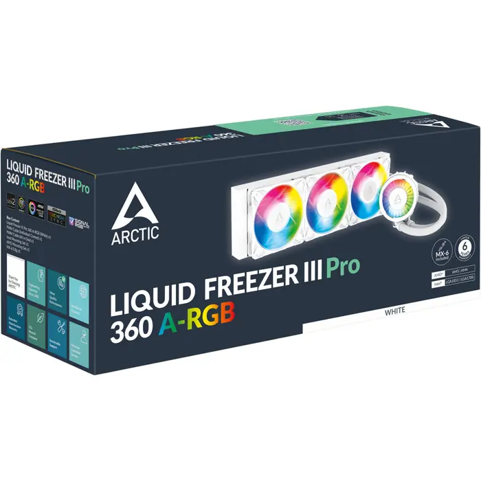 ARCTIC Liquid Freezer III Pro 360 A-RGB, water cooling white, ACFRE00188A