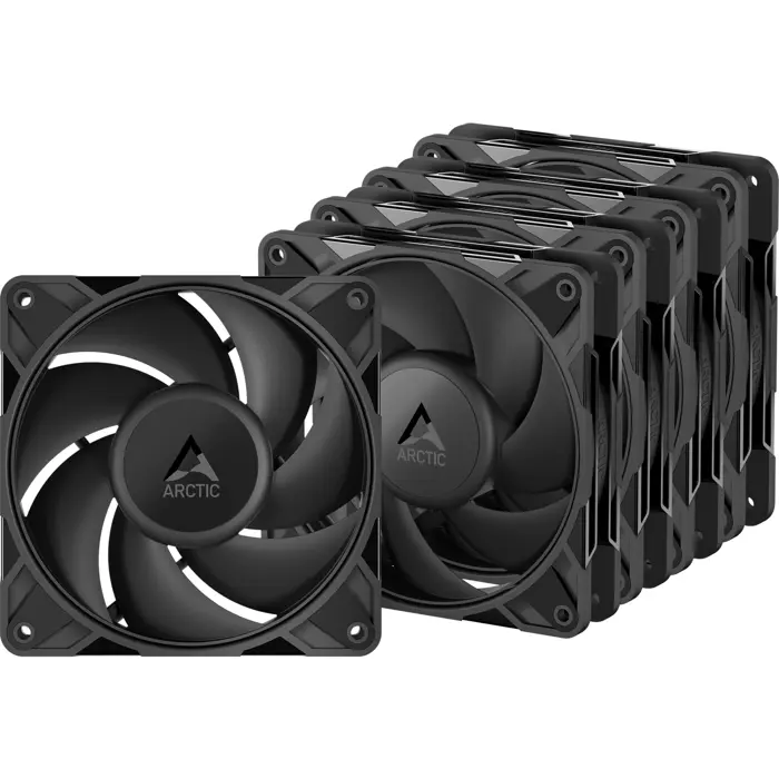 ARCTIC P12 Pro PST, case fan black, 5-pack, 120 mm