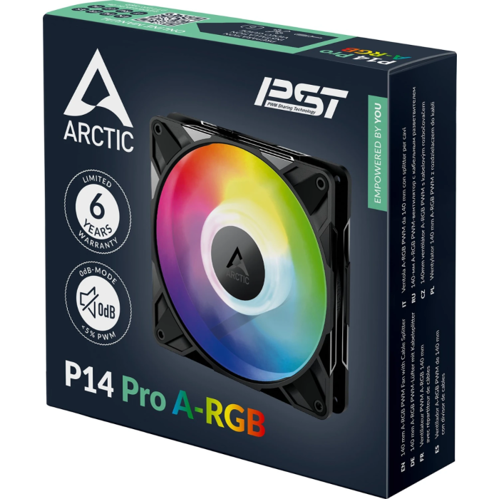 ARCTIC P14 PRO A-RGB 140mm 4-pin ventilator