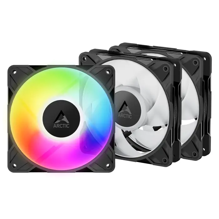 Arctic ventilator P12 Pro A-RGB, 120mm, crni, 3-Pack