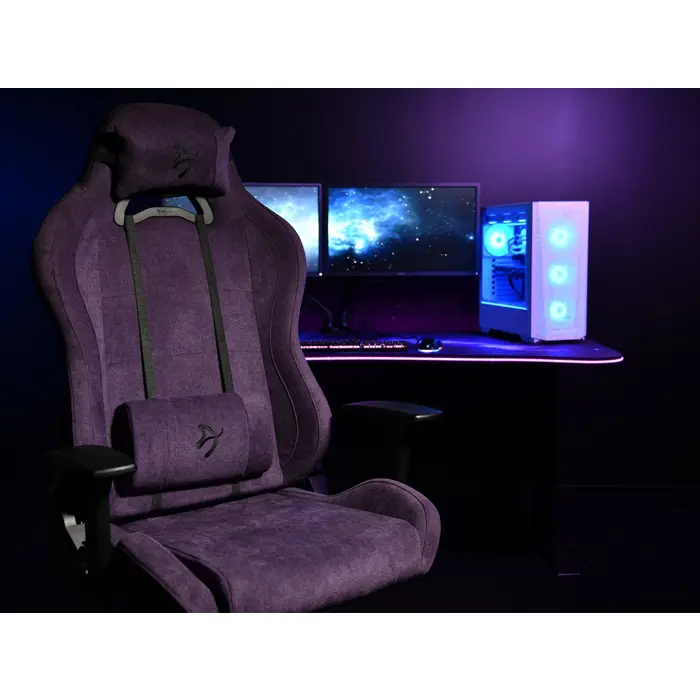 Arozzi Gaming Stuhl Toretta Purple SoftFabric