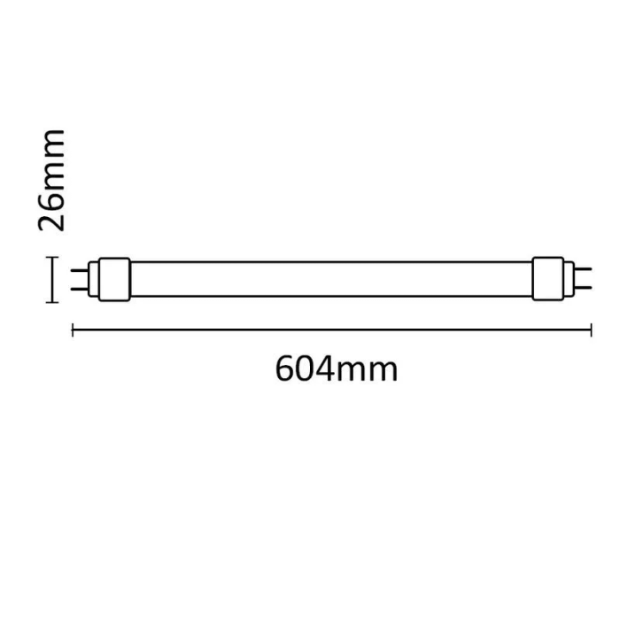 ASALITE LED tube 9W, 60cm, 4000K, 1260lm