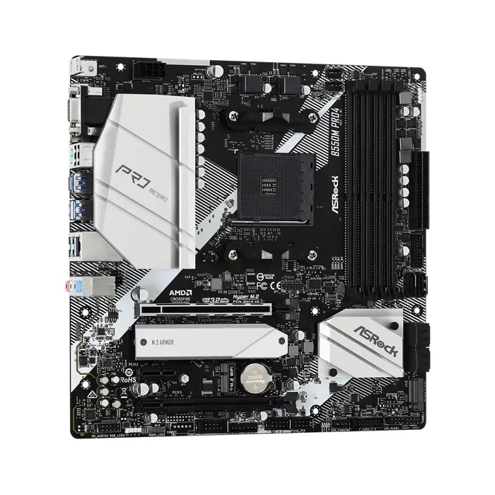 Asrock B550M Pro4 Socket AM4 micro ATX AMD B550