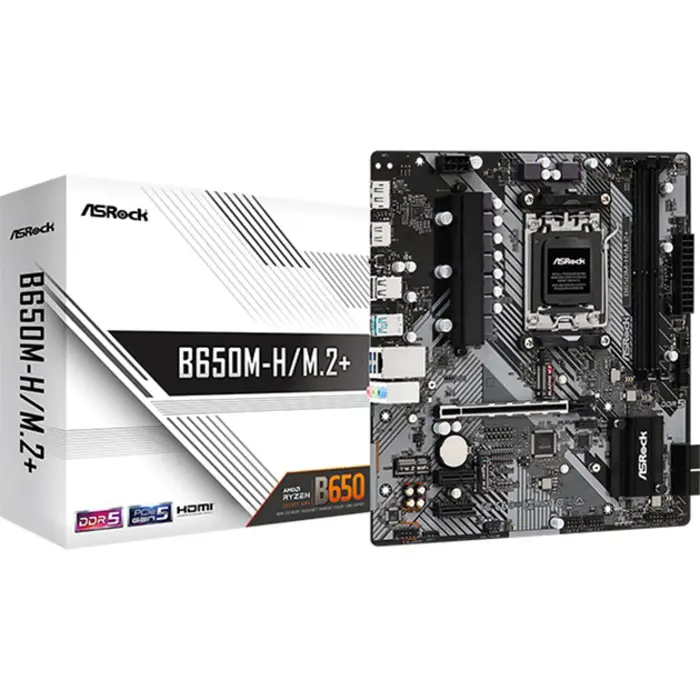 ASRock B650M-H/M.2+ - Socket AM5 - motherboard
