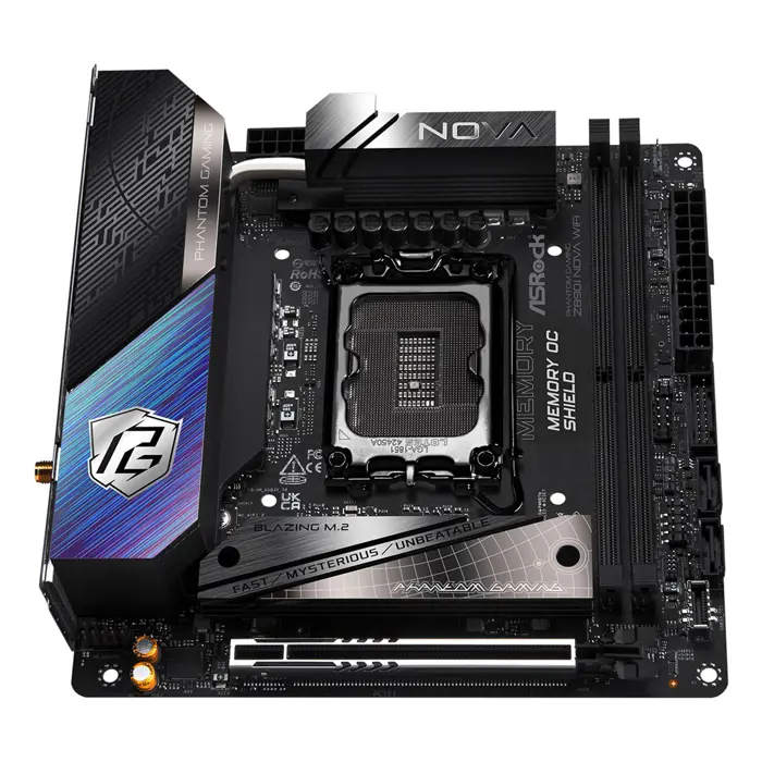 Asrock Phantom Gaming Z890I Nova WiFi Intel Z890 LGA 1851 (Socket V1) mini ITX