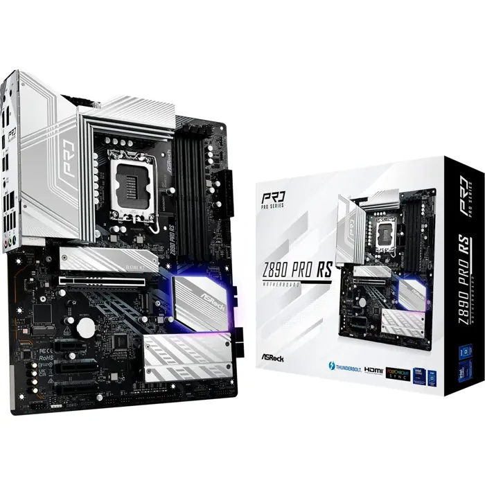 ASRock Z890 Pro RS - Socekt 1851 - motherboard (black)