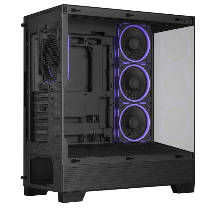 ASUS A31 Plus TG ARGB BLACK Midi Tower